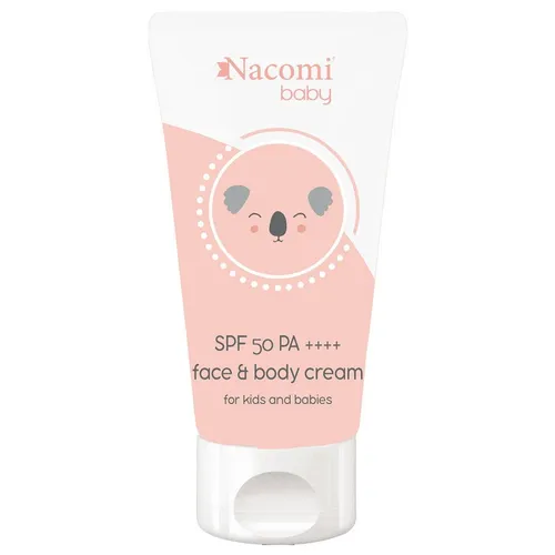 Nacomi Baby, Face & Baby Cream SPF 50 (Fotostabilny krem do twarzy dla dzieci SPF 50)