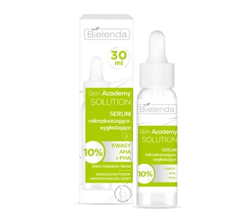 Bielenda Skin Academy Solution, Serum mikrozłuszczająco-wygładzające