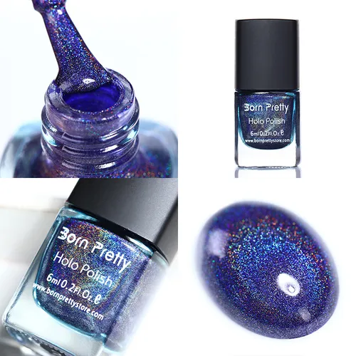 Born Pretty Holo Polish (Holograficzny lakier do paznokci) - 2