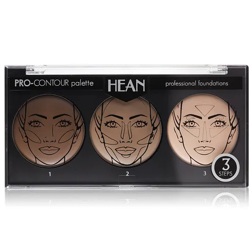 Hean Pro-Contour Palette, Professional Foundations (Paletka do konturowania)