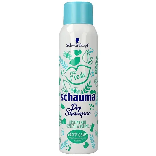 Schauma Miss Fresh, Instant Hair Refresh & Volume Dry Shampoo (Odświeżający suchy szampon do włosów przetłuszczajacych się `Natychmiastowa objętość` (stara wersja))
