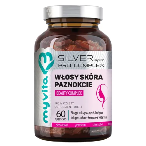 MyVita Silver Pro Complex, Suplement diety włosy, skóra, paznokcie