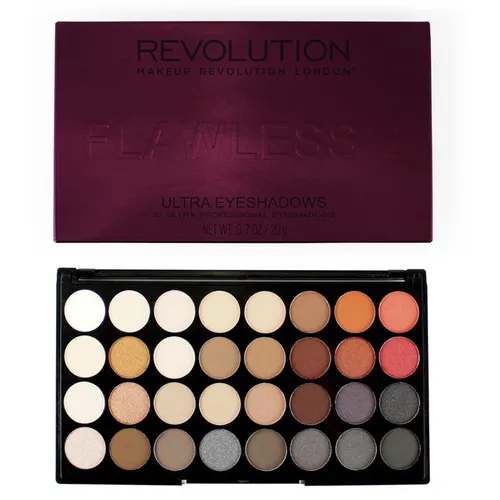 Revolution Beauty (Makeup Revolution) 32 Eyeshadow Flawless 2 (Paleta 32 cieni do powiek)