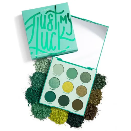 ColourPop Just My Luck Green Eyeshadow Palette (Paleta cieni do powiek) - 2