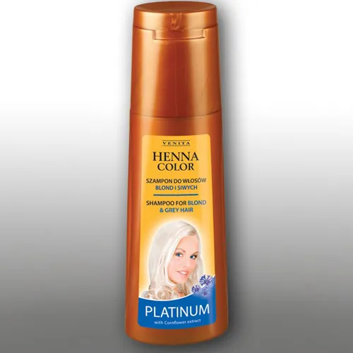 Venita Henna Color, Szampon do włosów blond i siwych  (stara wersja)