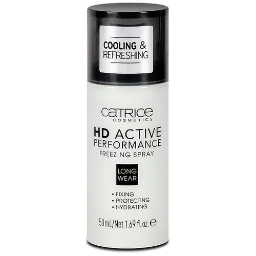 Catrice HD Active Performance Freezing Spray (Spray utrwalający makijaż z efektem chłodzącym)