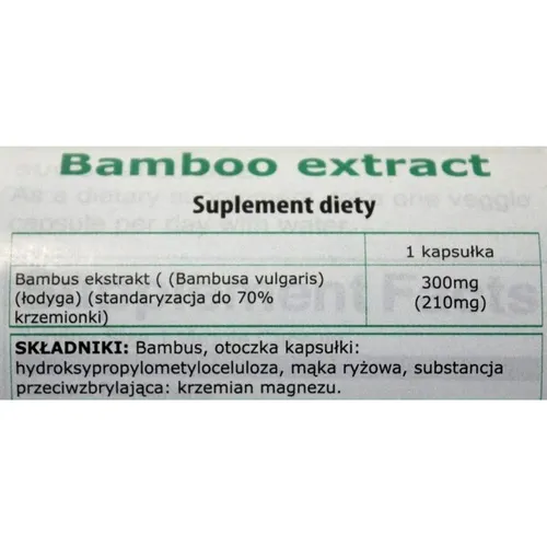 Swanson Bamboo Extract (Standaryzowany ekstrakt z bambusa) - 3