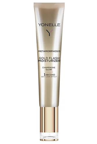 Yonelle Metamorphosis, Gold Flash Moisturizer Champagne Glow (Rozświetlający nawilżacz ze złotymi drobinkami)