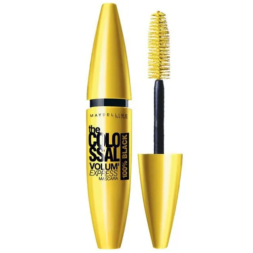 Maybelline New York The Colossal, Volum` Express 100% Black Mascara (Tusz do rzęs pogrubiający)