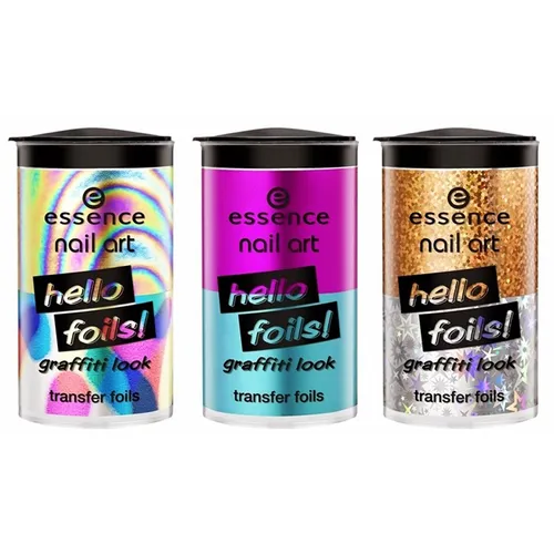 Essence Nail Art, Hello foils! (Folie transferowe do manicure)