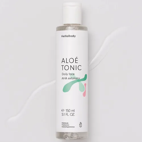 HelloBody Aloe Tonic Daily Face AHA Exfoliator (Złuszczający płyn do twarzy)