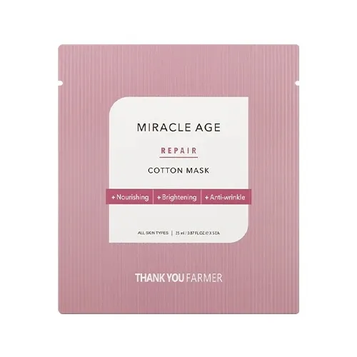 Thank you Farmer Miracle Age, Repair Cotton Mask (Odmładzająca maska w płacie do twarzy)