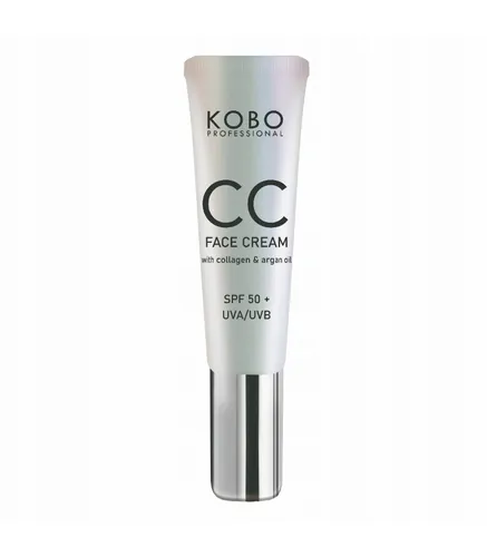 Kobo Professional CC Cream with Collagen & Argan Oil SPF 50 + UVA/UVB (Kryjący krem CC)