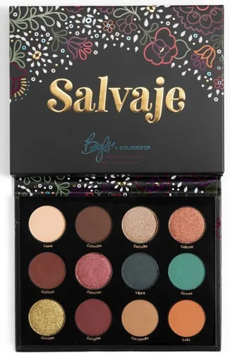 ColourPop Becky G x Colourpop, Salvaje Pressed Powder Shadow Palette (Paleta 12 cieni do powiek) - 1