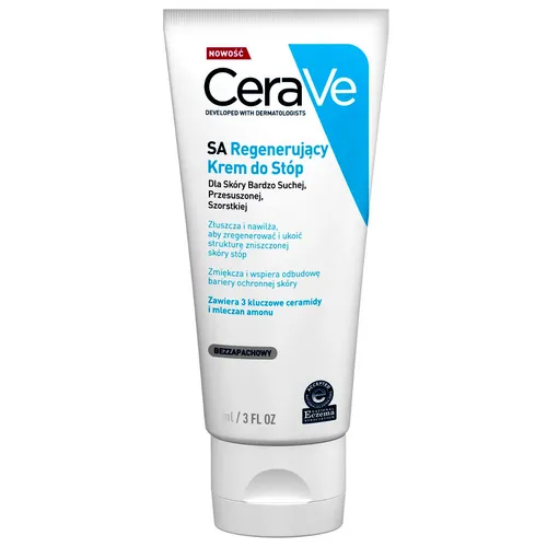 CeraVe SA Regenerujący krem do stóp - 1