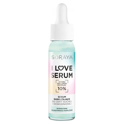 Soraya I Love Serum, Serum nawilżające do cery suchej i odwodnionej