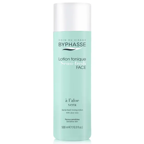 Byphasse Lotion Tonique Sensi-fresh a L’aloe Vera peaux Sensibles (Tonik do twarzy z wyciągiem z aloesu)