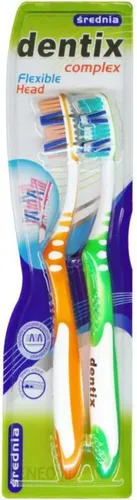 Dentix Complex, Flexible Head, Szczoteczka do zębów średnia