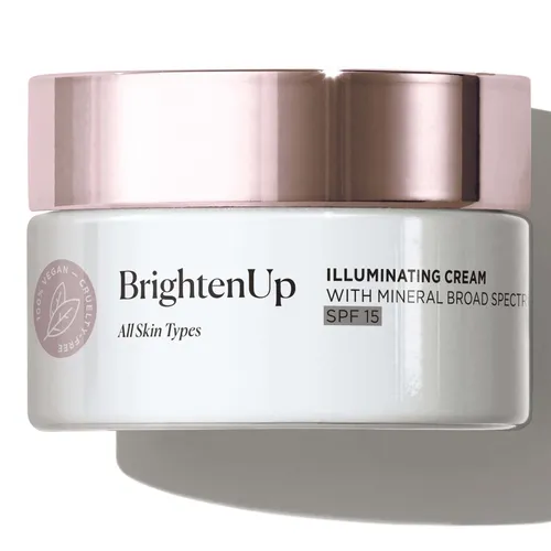 Arbonne BrightenUp, Illuminating Cream with Mineral Broad Spectrum (Rozświetlający krem z mineralnym filtrem przeciwsłonecznym SPF 15)