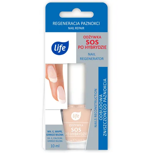 Life SOS Nail Regenerator (Odżywka do paznokci `SOS po hybrydzie`)