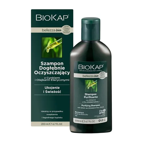 Bios Line Biokap Belleza Bio, Shampoo Purificante Certificato Biologico (Szampon dogłębnie oczyszczający)