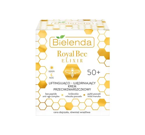 Bielenda Royal Bee Elixir, Liftingująco-ujędrniający krem przeciwzmarszczkowy 50+