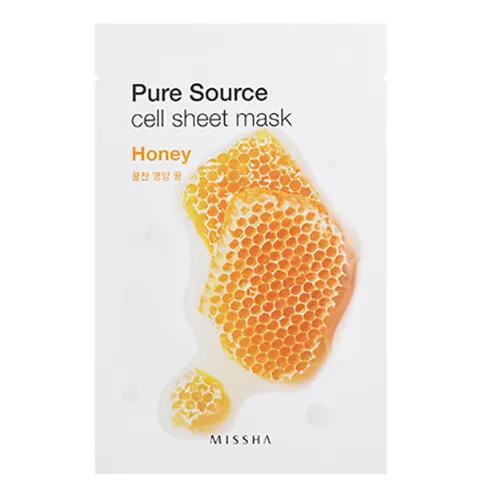 Missha Pure Source, Cell Sheet Mask 'Honey' (Maseczka w płacie)