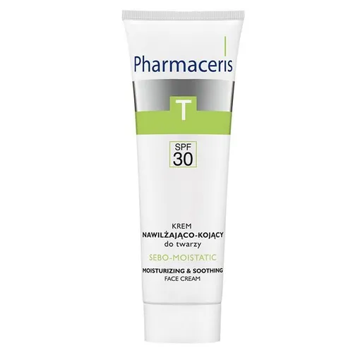 Pharmaceris T, Sebo - Moistatic, Krem nawilżająco - kojący do twarzy SPF 30 - 2