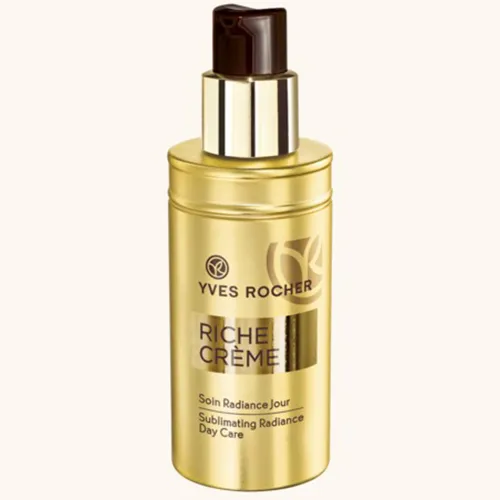 Yves Rocher Riche Creme, Sublimating Radiance Day Care (Rozświetlająca emulsja przeciwzmarszczkowa na dzień) - 2