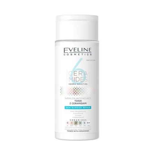 Eveline Cosmetics 6 Ceramides, Nawilżająco-kojący tonik z ceramidami