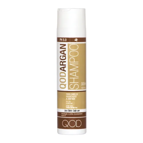 QOD Argan Shampoo (Szampon arganowy nawilżający, wzmacniający i wygładzający)