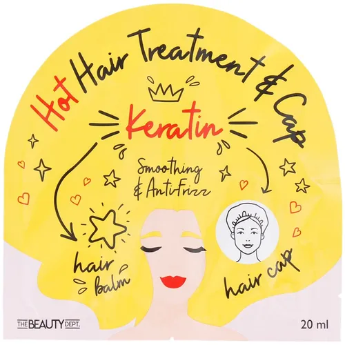 The Beauty Dept. Hot Hair Treatment & Cap with Keratin (Maska do włosów z keratyną)