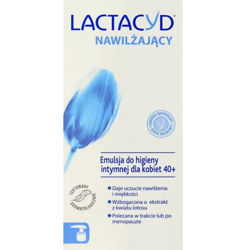Lactacyd Nawilżający, Emulsja do higieny intymnej dla kobiet 40+