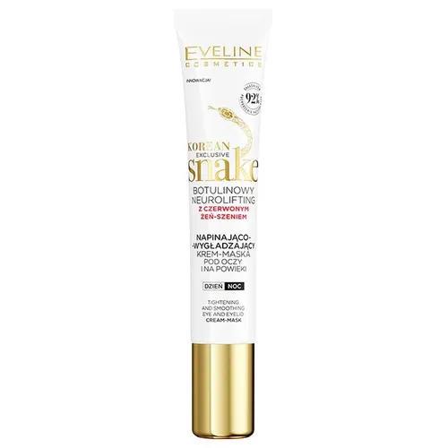 Eveline Cosmetics Korean Exclusive Snake, Napinająco-wygładzający krem-maska pod oczy i na powieki 50+/70+