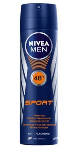 Nivea Men, Sport 48h, Deodorant Spray (Antyperspirant ochrony w sprayu dla meżczyzn)