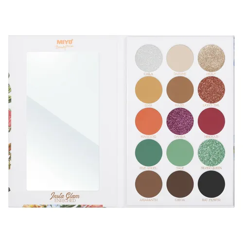 MIYO Miyo x BeautyvTricks, Insta Glam Enriched Eyeshadow Palette (Paleta cieni) - 1