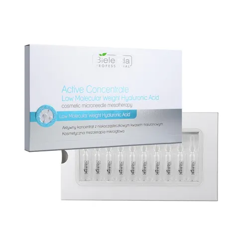 Bielenda Professional Active Concentrate Low Molecular Weight Hyaluronic Acid (Aktywny koncentrat z niskocząsteczkowym kwasem hialuronowym)