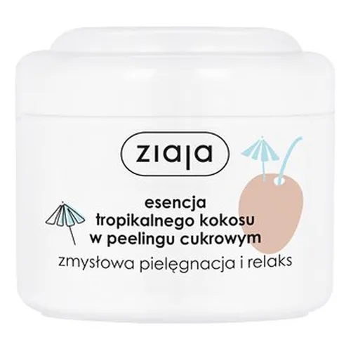 Ziaja Lato Limitowane, Esencja tropikalnego kokosu w peelingu cukrowym - 1