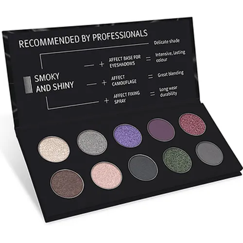 Affect Smoky and Shiny, Eyeshadow Palette (Paleta cieni do powiek)