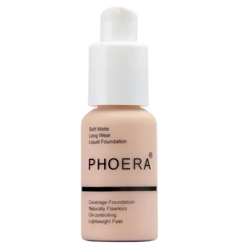 Phoera Soft Matte Full Coverage Liquid Foundation (Kryjący wodoodporny podkład do twarzy)