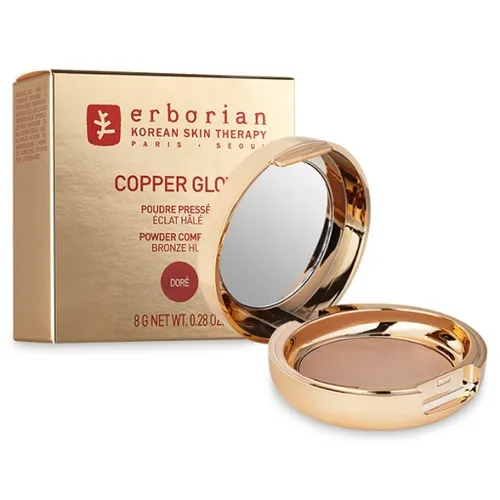 Erborian Copper Glow, Powder Compact (Rozświetlający puder kompaktowy) - 2