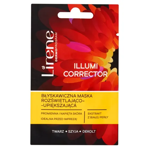 Lirene Dermoprogram Illumi Corrector (Błyskawiczna maska rozświetlająco-upiększająca)