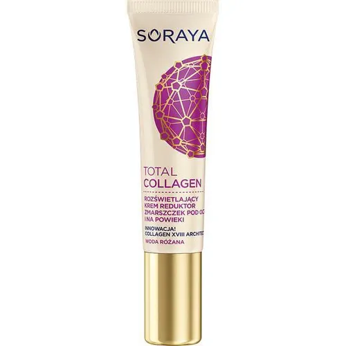 Soraya Total Collagen, Rozświetlający krem reduktor zmarszczek pod oczy i na powieki