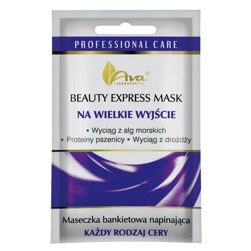 Laboratorium Kosmetyczne AVA Beauty Express Mask, Maseczka `Na wielkie wyjście`
