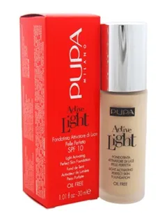 PUPA Active Light Fondotinta Attivatore di Luce Pelle Perfetta SPF 10 [Light Activating Perfect Skin Foundation] (Rozświetlający beztłuszczowy podkład do twarzy) - 2