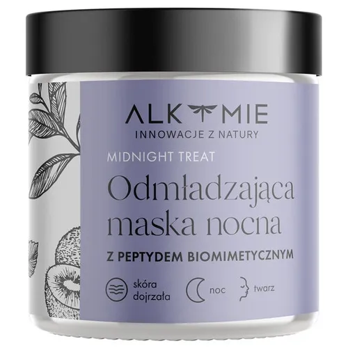 Alkmie Midnight Treat, Odmładzająca maska nocna z peptydem biomimetycznym