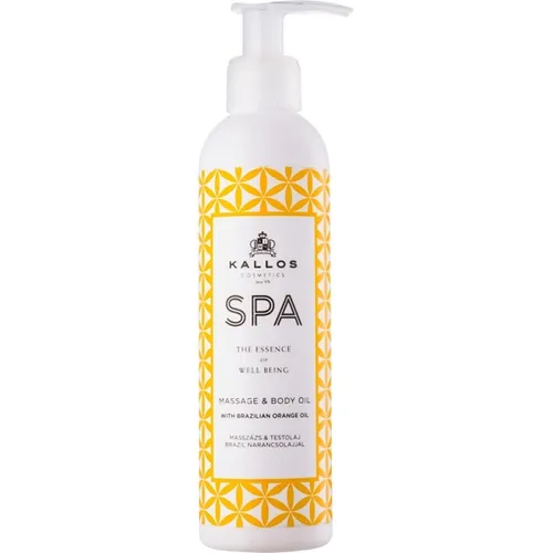 Kallos Spa, The Essence of Well Being Massage & Body  Oil (Olejek do ciała i masażu)