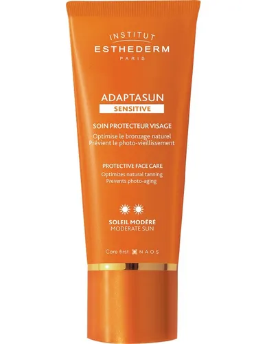 Institut Esthederm Adaptasun Sensitive, Skin Protective Face Care Moderate (Krem ochronny  do twarzy przyśpieszający opalanie, dla skóry wrażliwej.) - 1