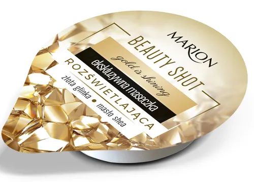 Marion Beauty Shot, Ekskluzywna maseczka rozświetlająca `Gold is shining`