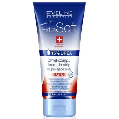 Eveline Cosmetics Extra Soft, Zmiękczający krem do stóp na pękające pięty